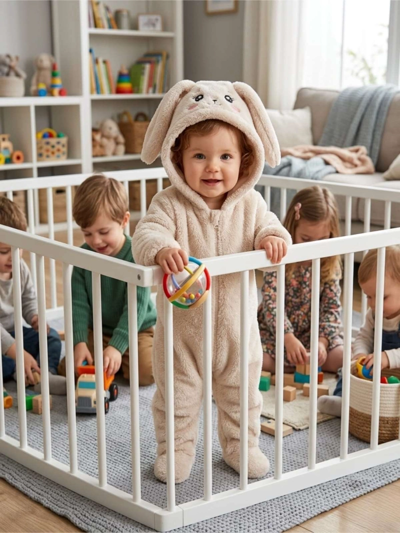 PIJAMA ENTERIZO TE RMICO PARA BEBE  - PELUCHE SUAVE 3 A 6 MESES. - 5