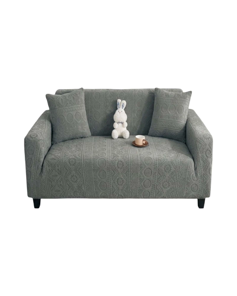 FUNDA DE SOFA 3 CUERPOS TELA POLAR ELASTICO SUAVE - 6