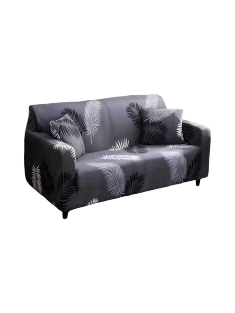 FUNDA DE SOFA ELASTICADA EFECTO TAPIZADO 360° - 2 CUERPOS - 3