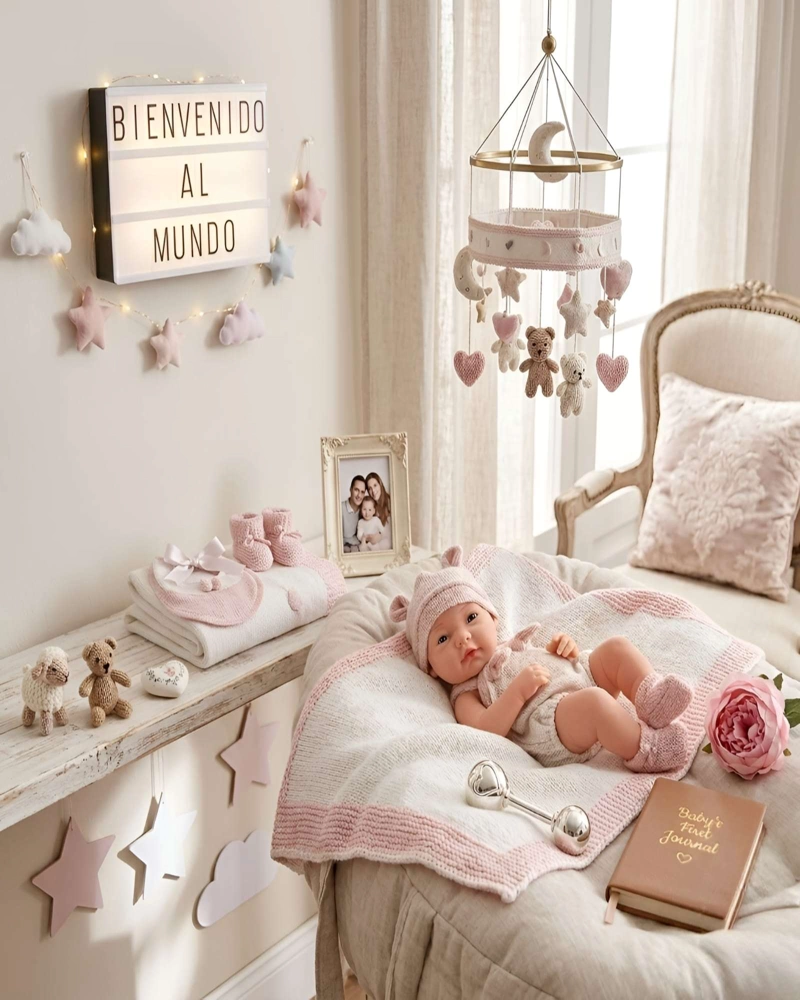 MUÑECO RECIE N NACIDO REBORN CON ACCESORIOS - 2