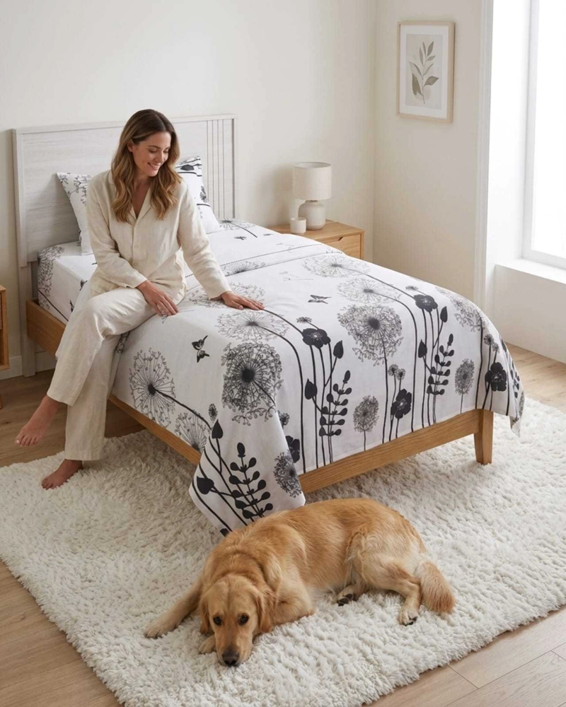 JUEGO DE SABANAS 1 PLAZA MICROFIBRA SOFT PREMIUM A19 - 3