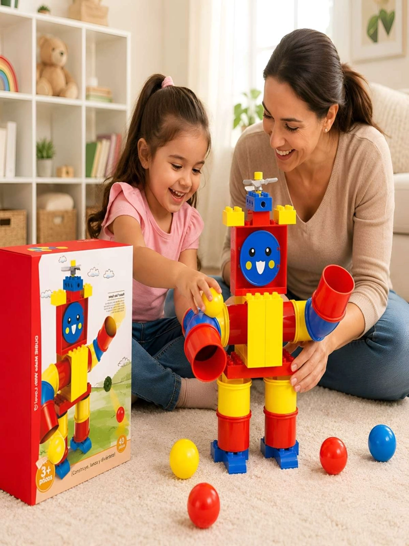 SET DE BLOQUES DE CONSTRUCCION ROBOT DIDACTICO INTERACTIVO - 1