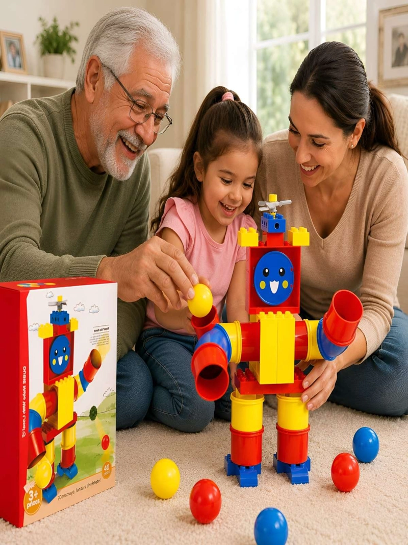 SET DE BLOQUES DE CONSTRUCCION ROBOT DIDACTICO INTERACTIVO - 2