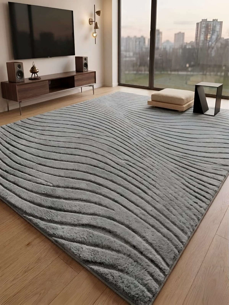 ALFOMBRA DECORATIVA CON RELIEVE JACQUARD 240X200 - 1