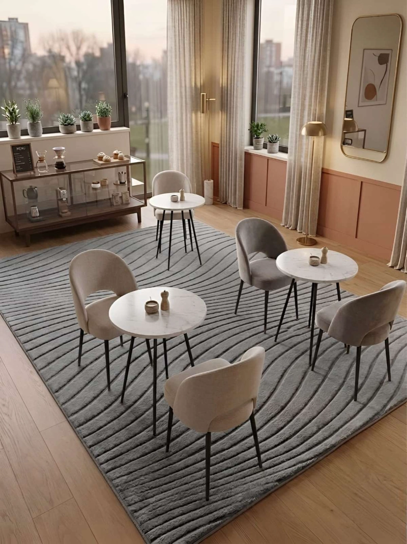 ALFOMBRA DECORATIVA CON RELIEVE JACQUARD 240X200 - 3