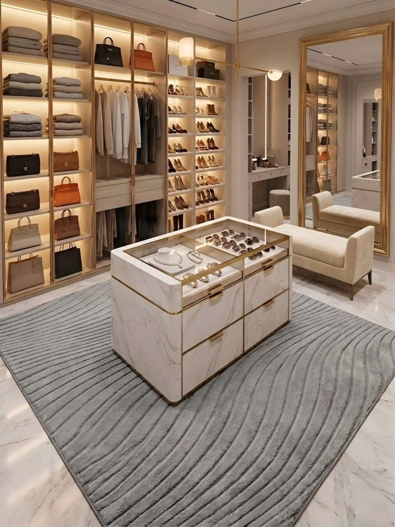 ALFOMBRA DECORATIVA CON RELIEVE JACQUARD 240X200 - 4