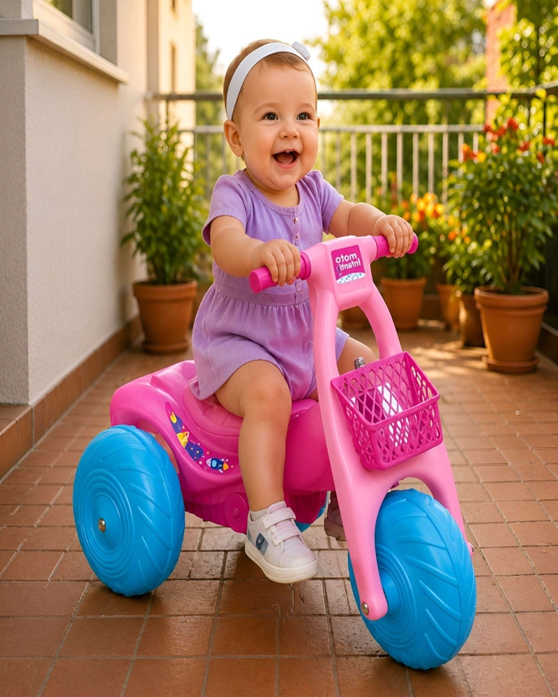 MOTO INFANTIL LUNAR SEGURIDAD Y DIVERSION EN TRES RUEDAS - 4
