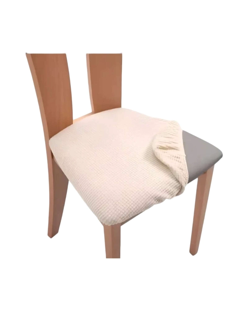 FUNDAS DE ASIENTO PARA SILLAS DE ALTA CALIDAD CON TEXTURA NIDO DE ABEJA AZUL TURQUESA - 7