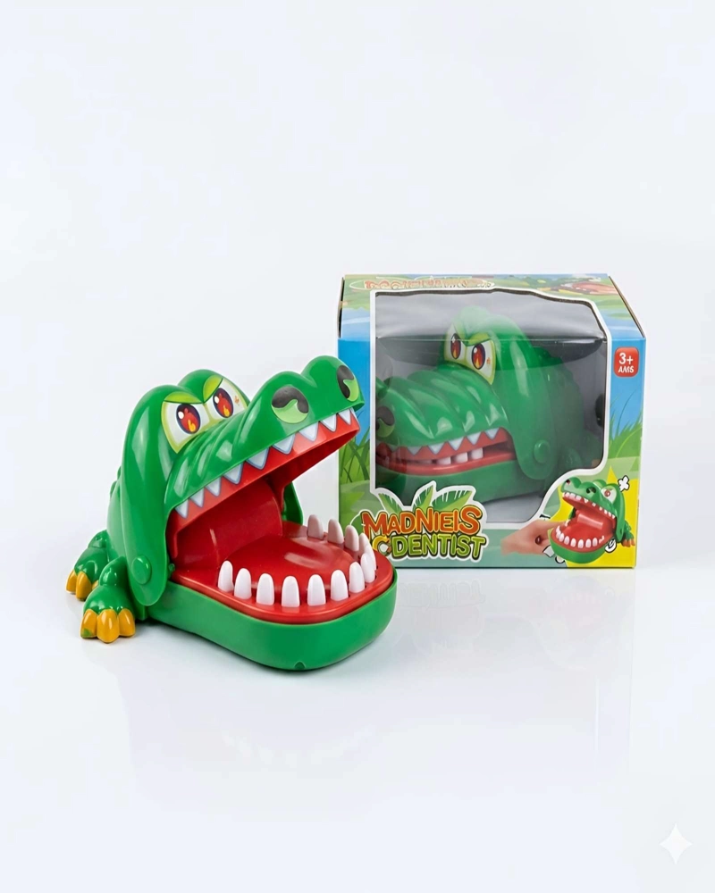 JUEGO DE MESA COCODRILO SACAMUELAS CLASICO FAMILIAR - 6