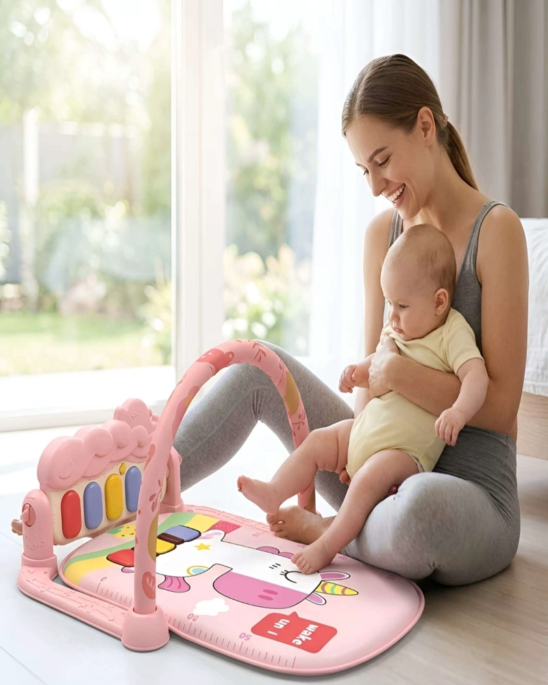 GIMNASIO MUSICAL PARA BEBE  CON PIANO Y ACTIVIDADES - ESTIMULACION TEMPRANA - 2