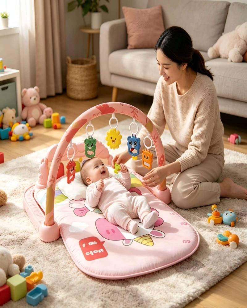 GIMNASIO MUSICAL PARA BEBE  CON PIANO Y ACTIVIDADES - ESTIMULACION TEMPRANA - 3