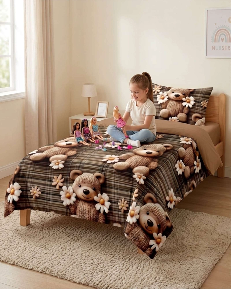 QUILT CUBRECAMAS LIGERO VERANO EFECTO 5D CON FUNDAS PLAZA Y MEDIA - 3