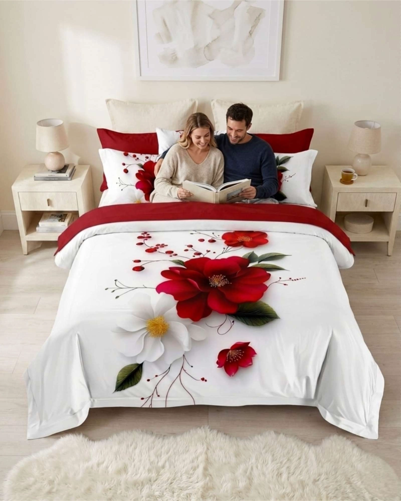 QUILT CUBRECAMAS LIGERO VERANO EFECTO 5D CON FUNDAS KING - 2