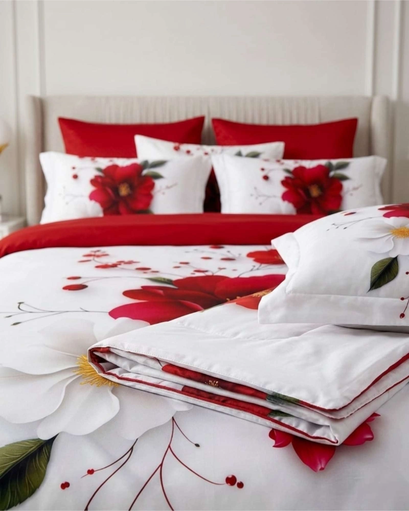 QUILT CUBRECAMAS LIGERO VERANO EFECTO 5D CON FUNDAS KING - 5