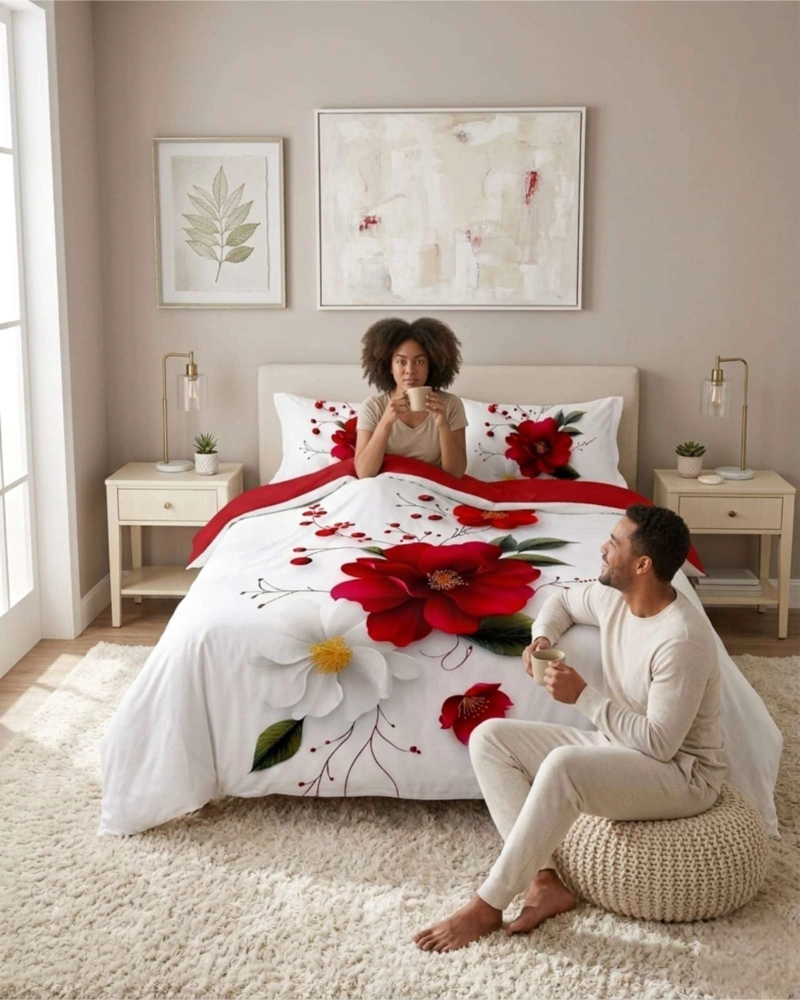 QUILT CUBRECAMAS LIGERO VERANO EFECTO 5D CON FUNDAS 2 PLAZAS - 4