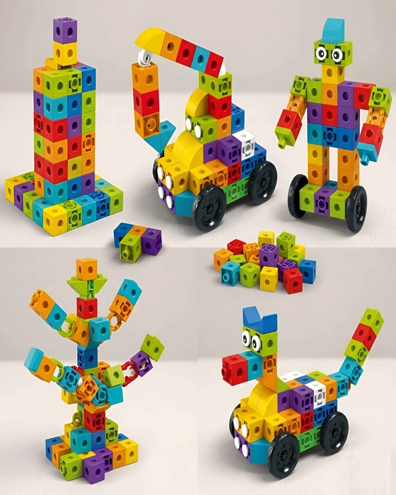 SET DE CONSTRUCCION CREATIVE BLOCKS - POTENCIA LA IMAGINACION DE LOS NIÑOS - 4