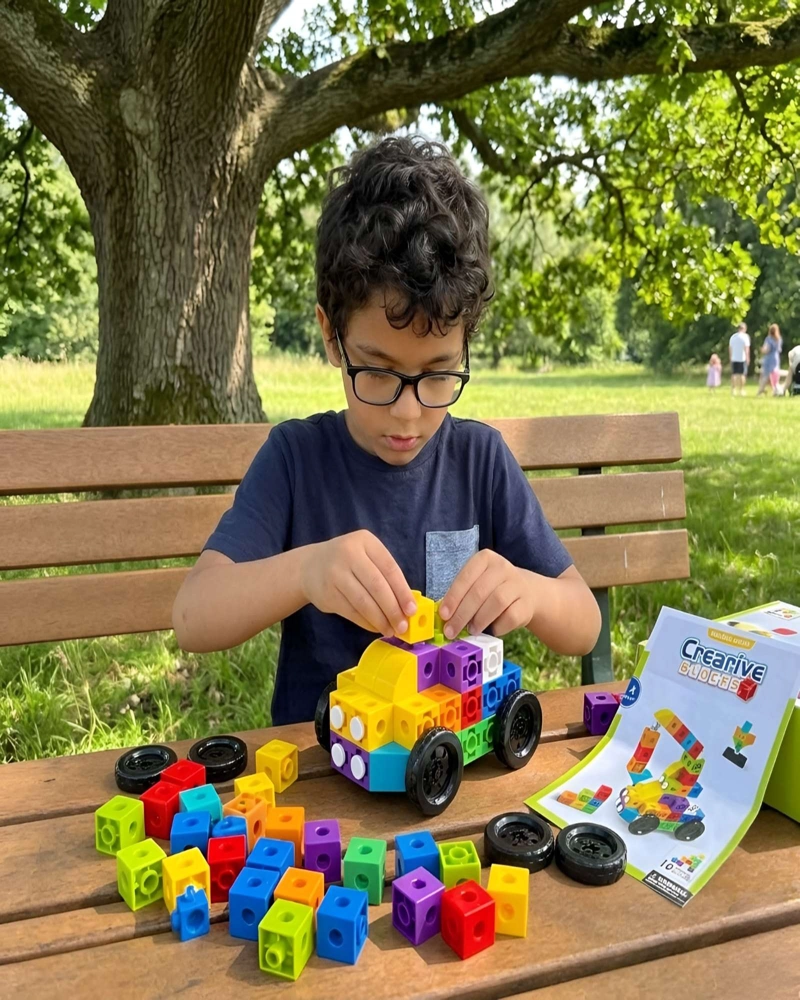 SET DE CONSTRUCCION CREATIVE BLOCKS - POTENCIA LA IMAGINACION DE LOS NIÑOS - 5