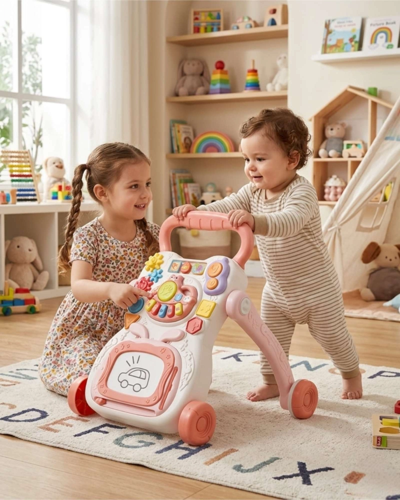 ANDADOR MUSICAL PARA BEBE  - CENTRO DE ACTIVIDADES DIDACTICO 01 - 2