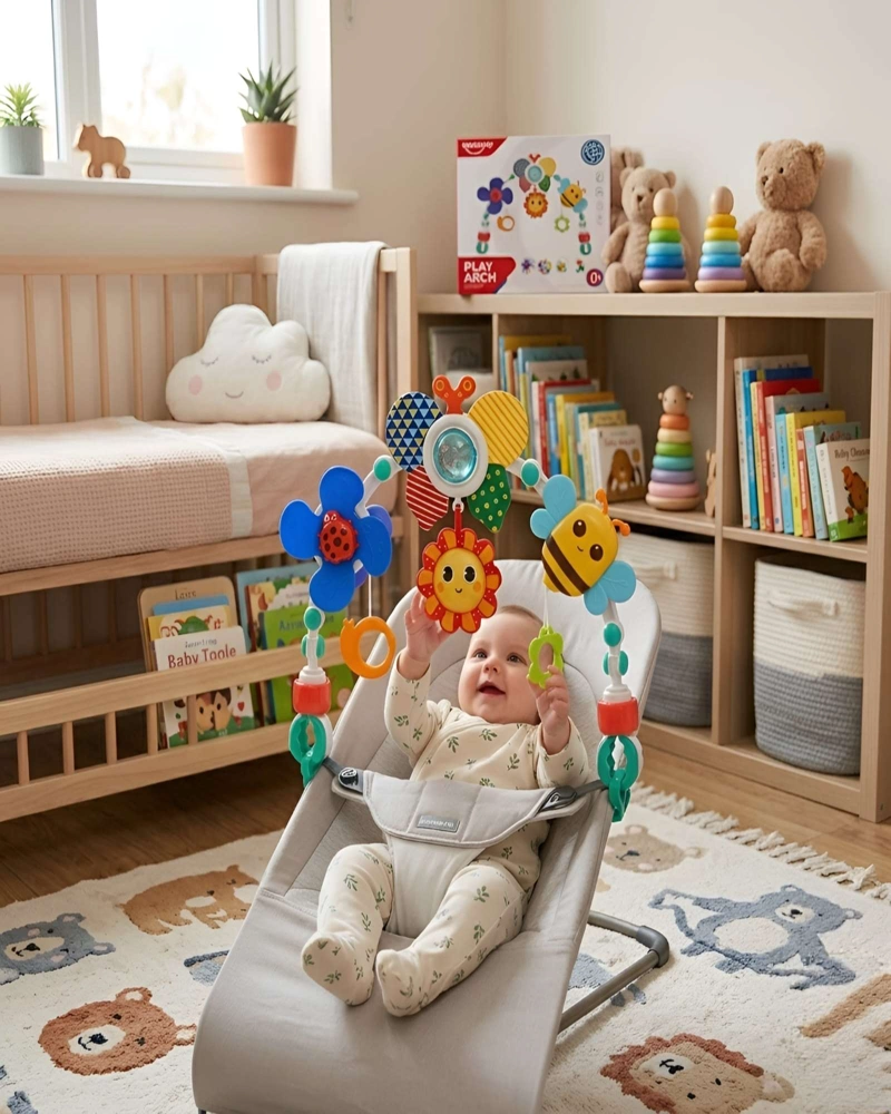 ARCO DE JUEGOS DIDACTICO PARA BEBE  ESTIMULACION TEMPRANA - 2