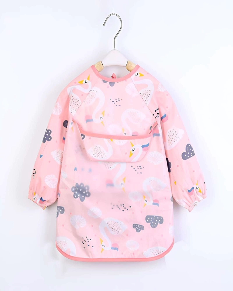 BABERO DE MANGA LARGA IMPERMEABLE PARA BEBE S ALIMENTACION - 6