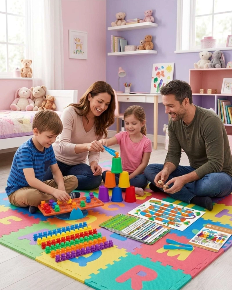 JUEGO DE MESA MONTESSORI EDUCACION TEMPRANA STEM 69 PIEZAS - 2