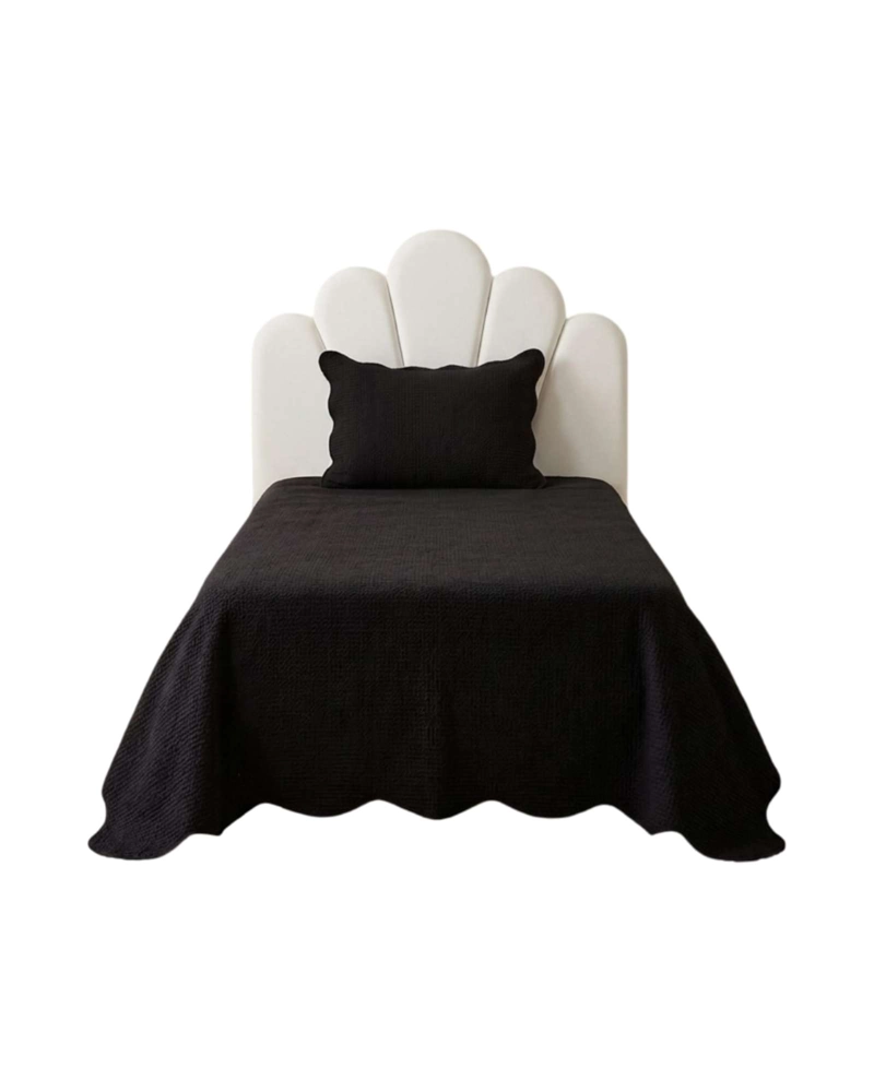 CUBRECAMA QUILT VERANO PLAZA Y MEDIA DELGADO TEXTURIZADO SET CON FUNDAS - 5