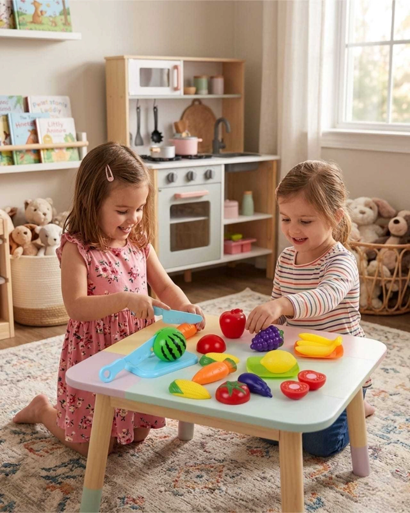 SET DE JUGUETES PARA CORTAR VERDURAS Y FRUTAS - 1