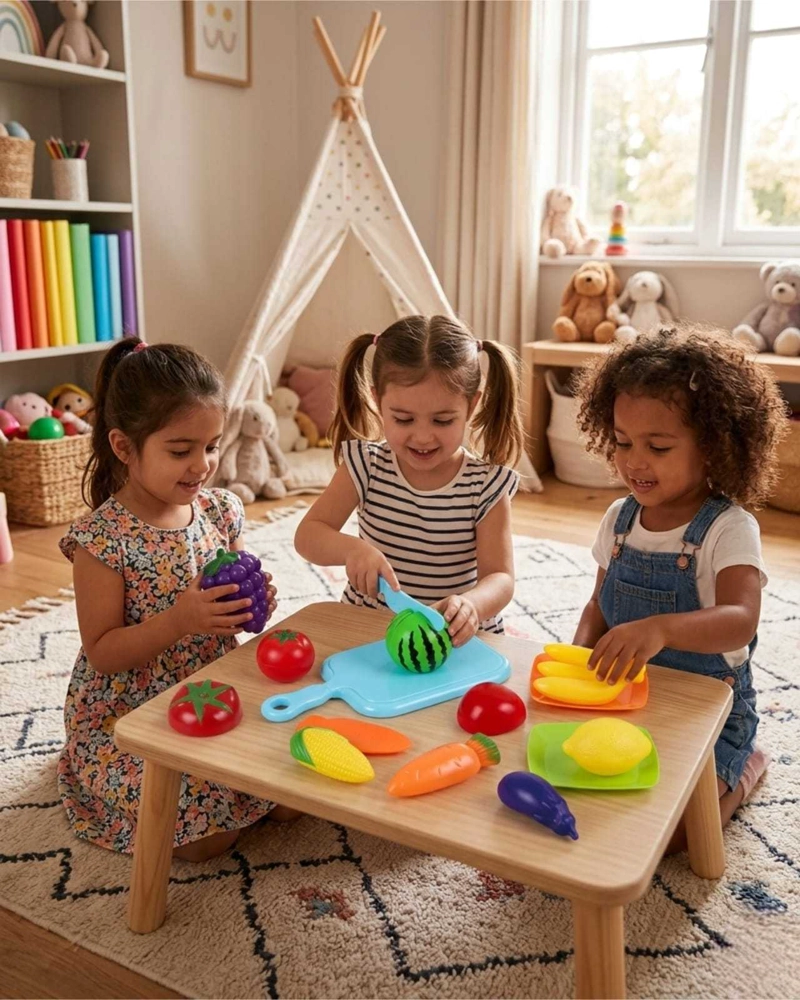 SET DE JUGUETES PARA CORTAR VERDURAS Y FRUTAS - 4