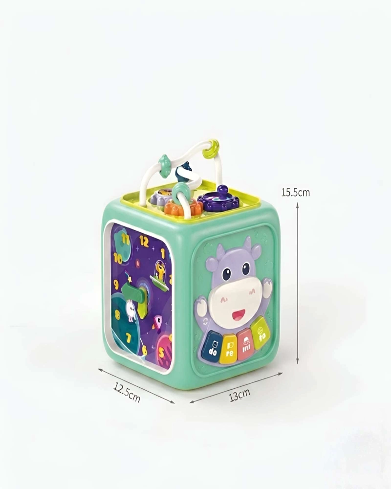 CUBO DE ACTIVIDADES DIDACTICO 6 EN 1 PARA BEBES - 6