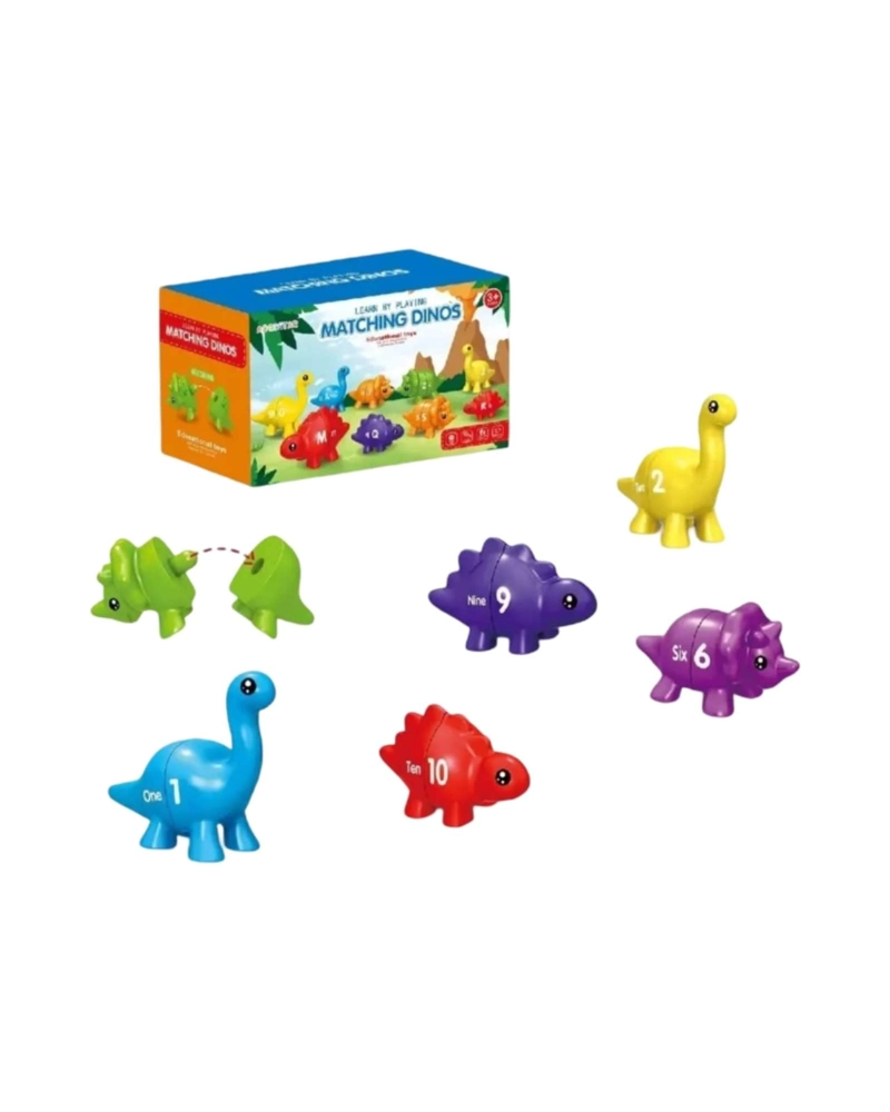 JUGUETE EDUCATIVO NUMEROS Y CONTEO DINOSAURIOS - 6
