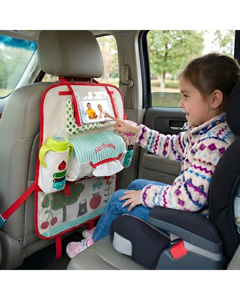 PACK DE 2 ORGANIZADORES DE ASIENTO TRASERO CON SOPORTE PARA DISPOSITIVOS - 4