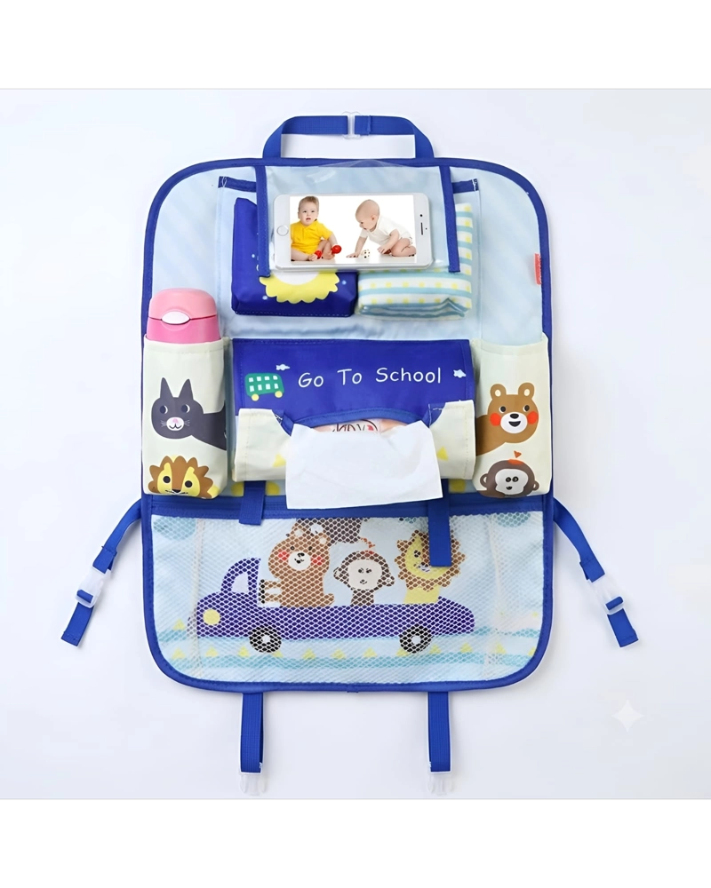 ORGANIZADOR DE ASIENTO TRASERO CON SOPORTE PARA DISPOSITIVOS - 6