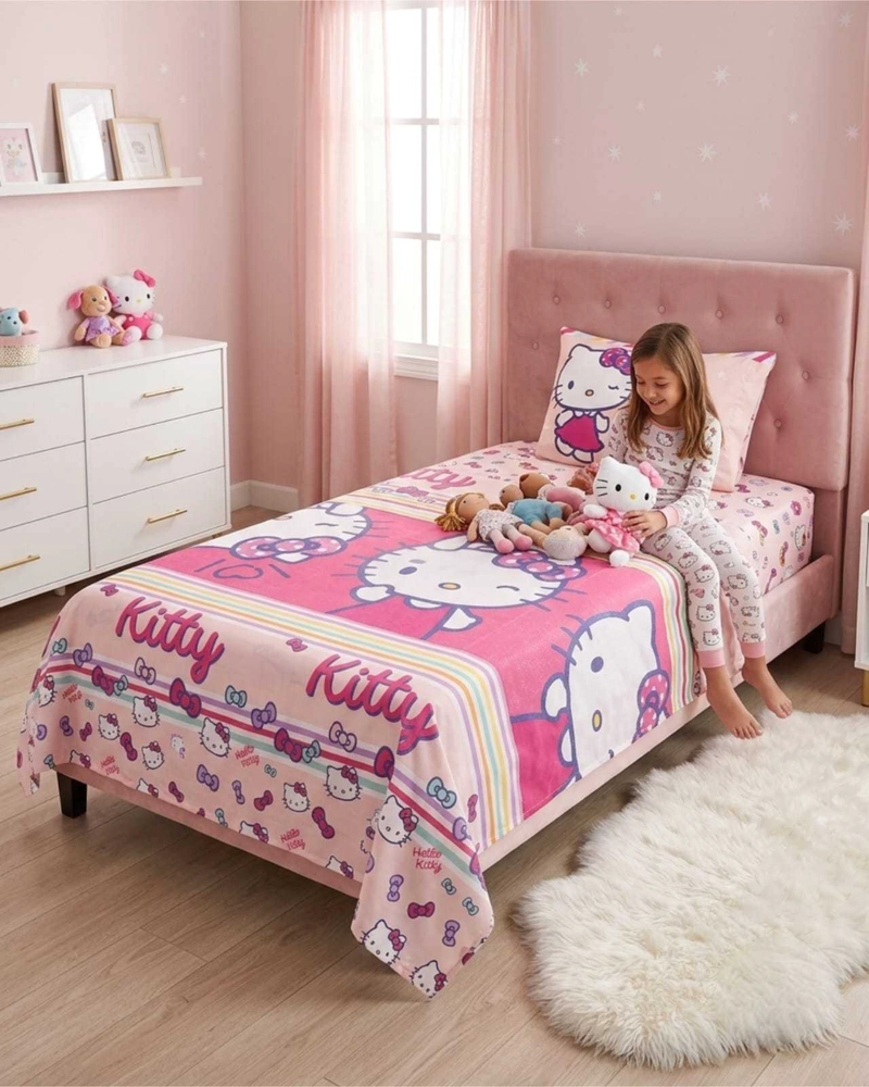 SET DE SABANAS 1,5 PLAZAS ESTAMPADO INFANTIL CONTEMPORANEO - 3