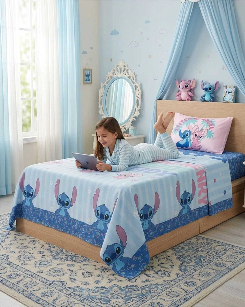 SET DE SABANAS 1,5 PLAZAS ESTAMPADO INFANTIL CONTEMPORANEO - 3