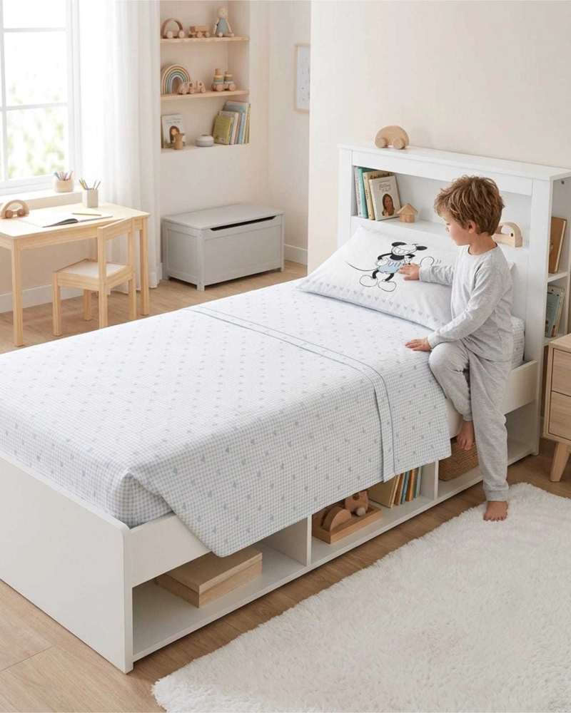 SET DE SABANAS 1,5 PLAZAS ESTAMPADO INFANTIL CONTEMPORANEO - 4