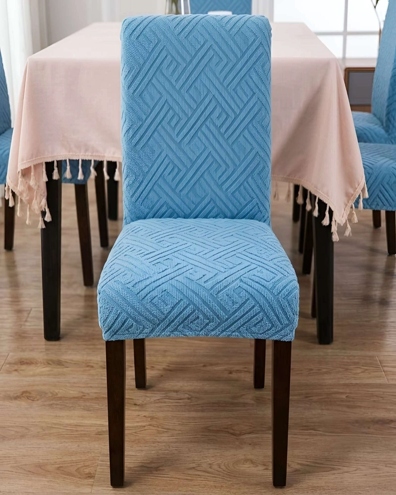 PACK 6 FUNDAS PARA SILLAS DE COMEDOR ELASTICAS CON RELIEVE - 6