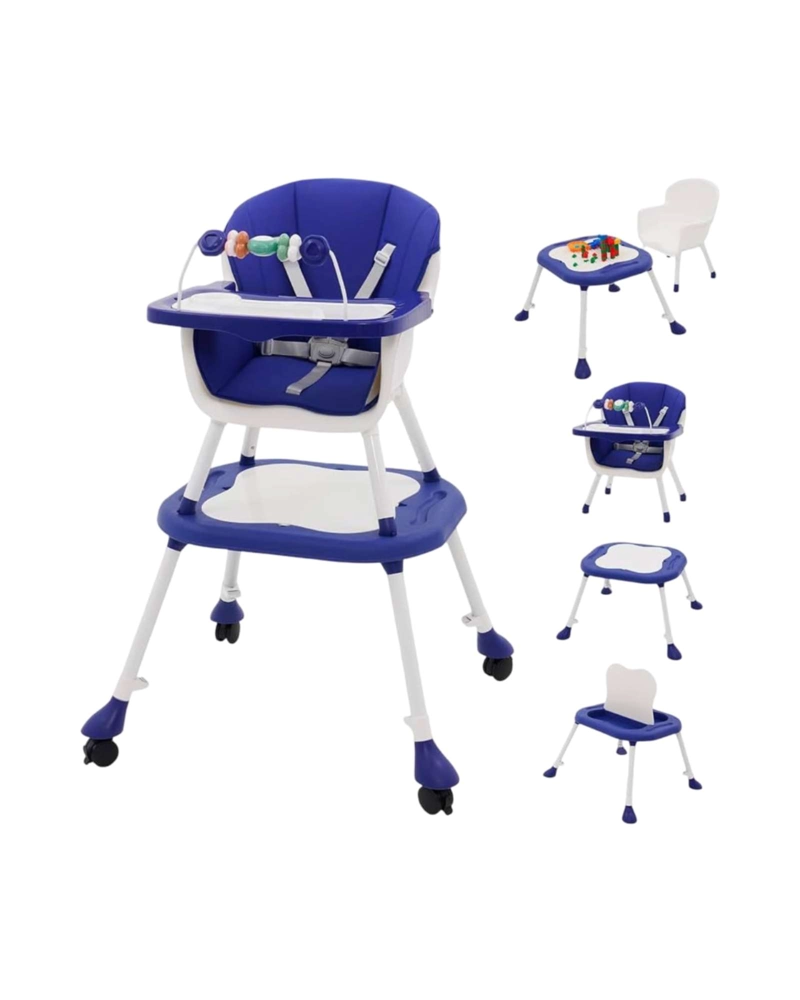 SILLA DE COMER PARA BEBE  6 EN 1 MULTIFUNCIONAL CONVERTIBLE - 6