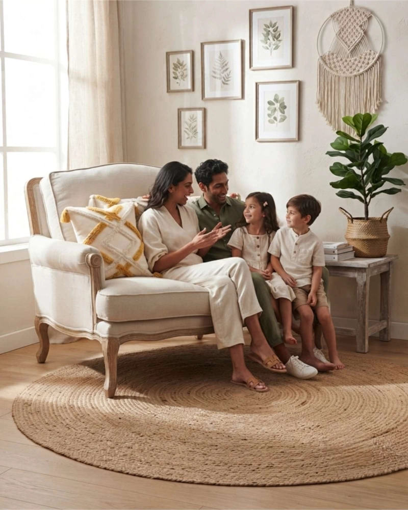 JUEGO DE 2 FUNDAS DE COJIN ESTILO BOHO EN TELA JACQUARD - 2