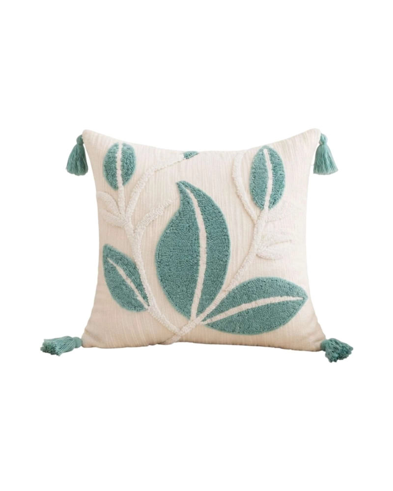 JUEGO DE 2 FUNDAS DE COJIN ESTILO BOHO EN TELA JACQUARD - 6