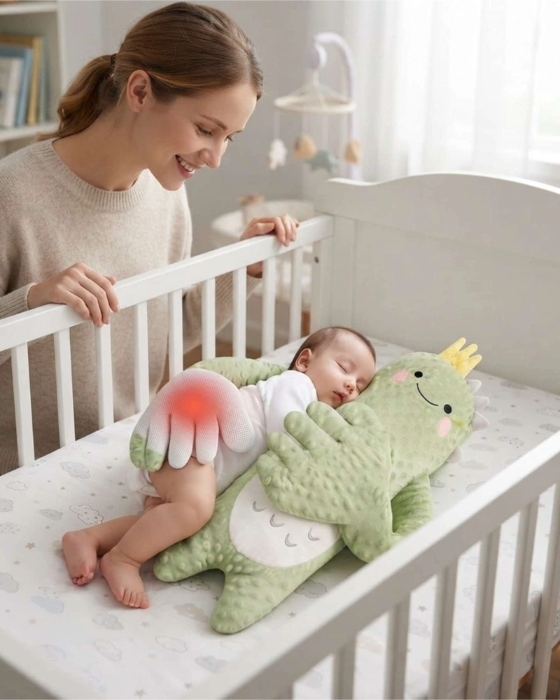 PELUCHE DE ABRAZO HAPPY BABY DINOSAURIO PARA BEBE S - 5