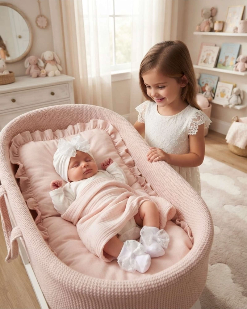 PACK DE 3 SETS DE CINTILLOS Y CALCETINES PARA BEBE  0 A 3 MESES - 2