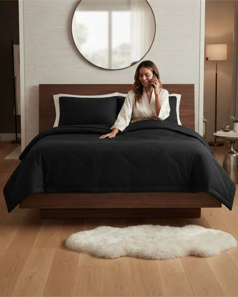 PLUMON ACOLCHADO KING PARA TODAS LAS TEMPORADAS MAS ALMOHADA - 1