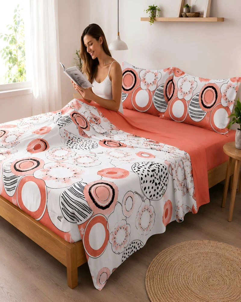 SET DE SABANAS CONFORT DE VERANO 4 PIEZAS KING - 3