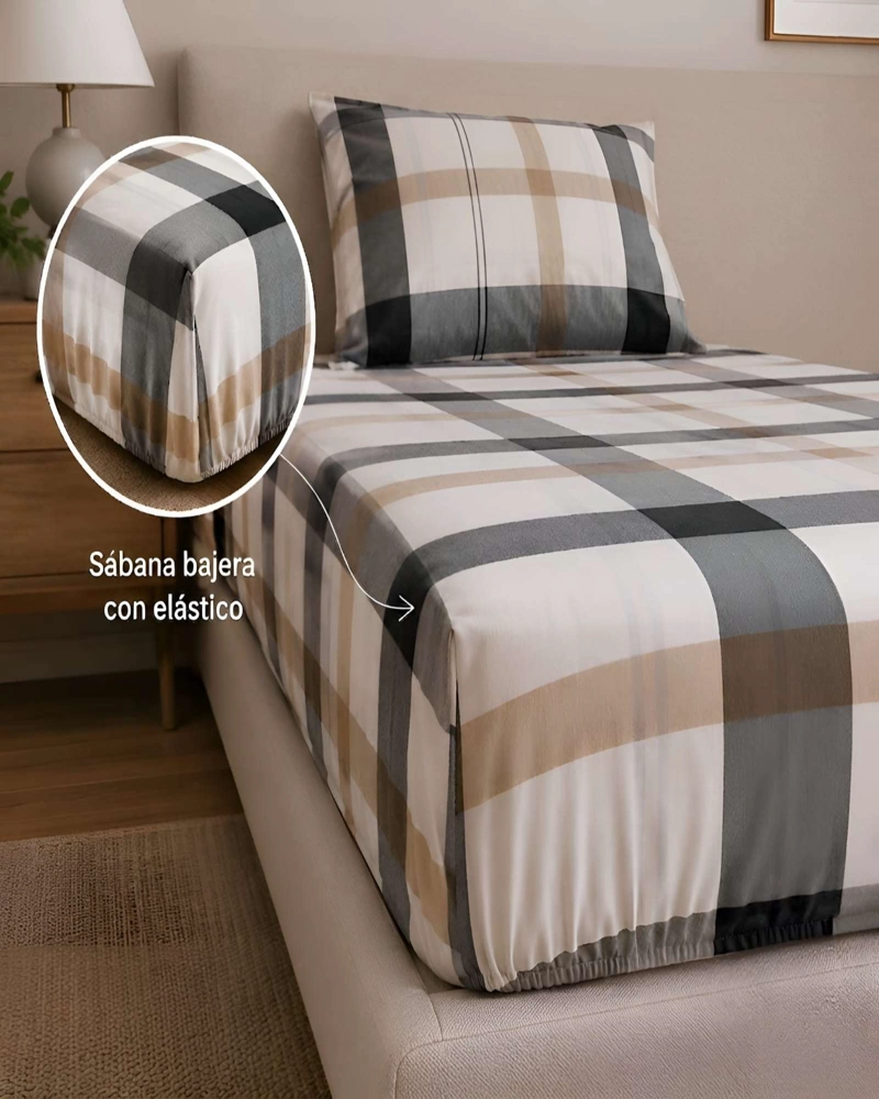 SET DE SABANAS CONFORT DE VERANO 3 PIEZAS 1,5 PLAZA - 3
