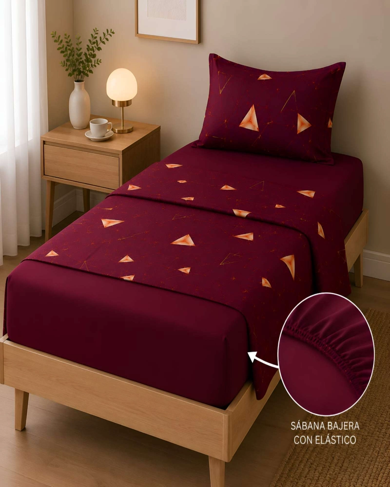 SET DE SABANAS CONFORT DE VERANO 3 PIEZAS 1,5 PLAZA - 4
