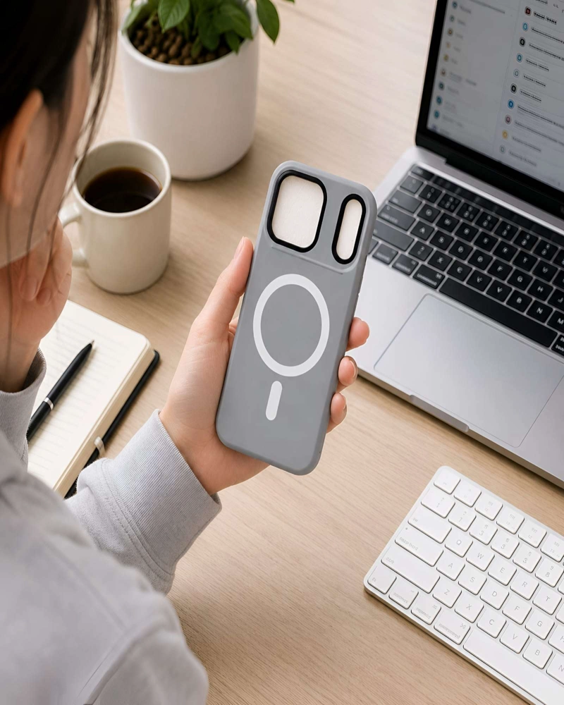 FUNDA DE PROTECCION PREMIUM CON TECNOLOGIA MAGSAFE PARA IPHONE 17 PRO MAX - 4
