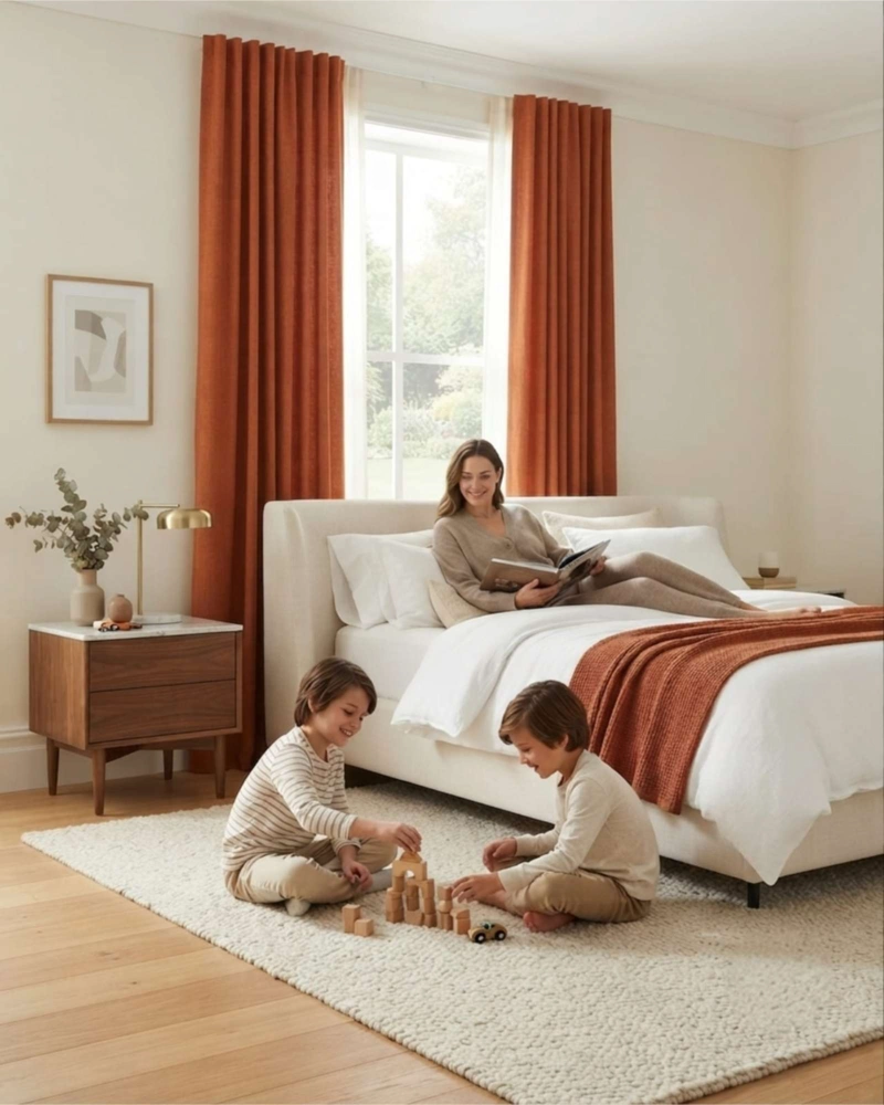 JUEGO DE CORTINAS BLACKOUT 140X240CM DE ELEGANCIA PREMIUM - 3