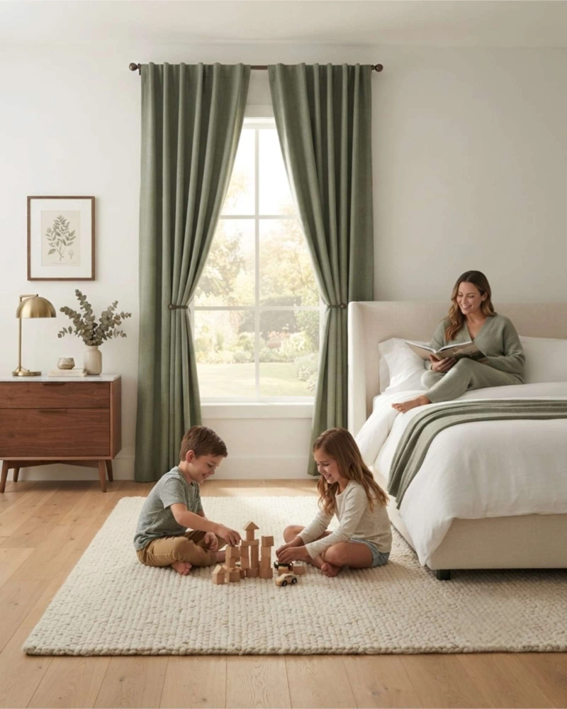 JUEGO DE CORTINAS BLACKOUT 140X240CM DE ELEGANCIA PREMIUM - 3
