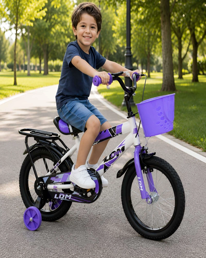 BICICLETA INFANTIL DE INICIACION CON RUEDAS DE APOYO ARO 14 - 3