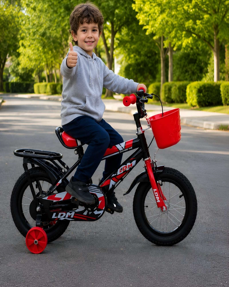BICICLETA INFANTIL DE INICIACION CON RUEDAS DE APOYO ARO 12 - 4